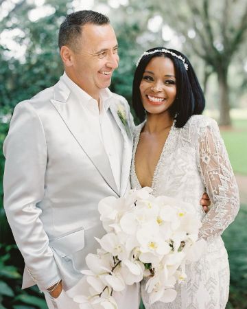 Steve Sarkisian and his second wife, Loreal Sarkisian. 